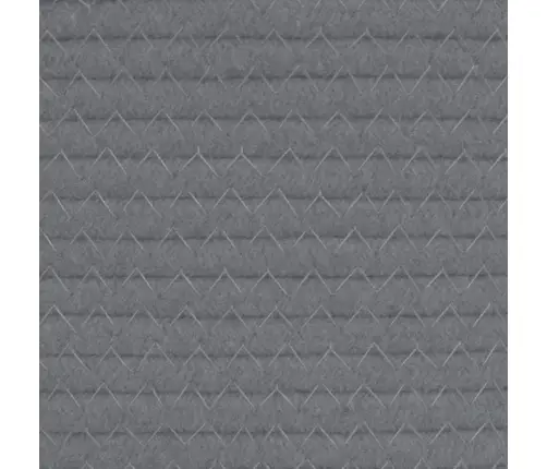 Uzglabāšanas Grozs, Pelēks Ar Baltu, Ø43X38 Cm, Kokvilna Vidaxl