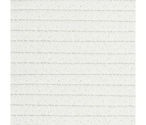 Uzglabāšanas Grozs, Melns Ar Baltu, Ø49X65 Cm, Kokvilna Vidaxl