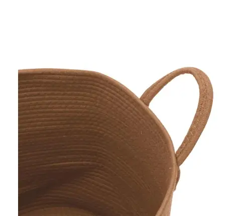 Uzglabāšanas Grozs, Brūns, Ø40X35 Cm, Kokvilna Vidaxl