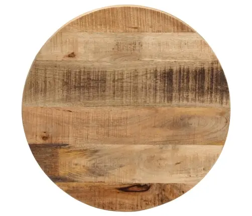 Galda Virsma, Ø 50X3,8 Cm, Apaļa, Mango Masīvkoks Vidaxl