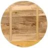 Ümmargune Lauaplaat, Ø80X3,8 cm Mangopuit