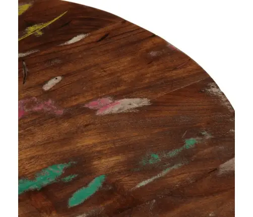 Galda Virsma, Ø 40X3,8 Cm, Apaļa, Pārstrādāts Masīvkoks Vidaxl