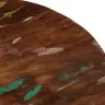 Galda Virsma, Ø 50X2,5 Cm, Apaļa, Pārstrādāts Masīvkoks Vidaxl