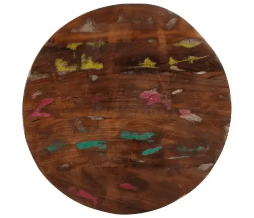 Galda Virsma, Ø 60X1,5 Cm, Apaļa, Pārstrādāts Masīvkoks Vidaxl