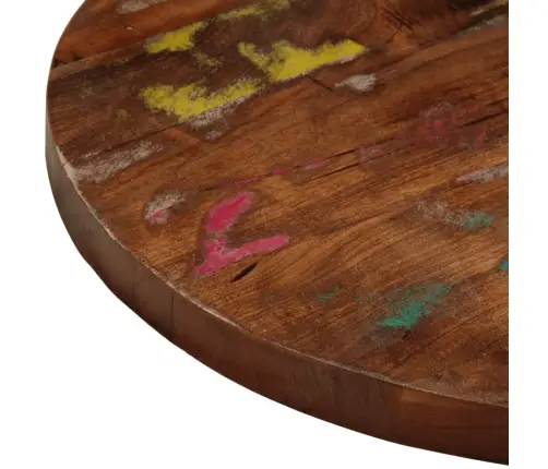 Galda Virsma, Ø 60X3,8 Cm, Apaļa, Pārstrādāts Masīvkoks Vidaxl