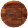Galda Virsma, Ø 70X3,8 Cm, Apaļa, Pārstrādāts Masīvkoks Vidaxl