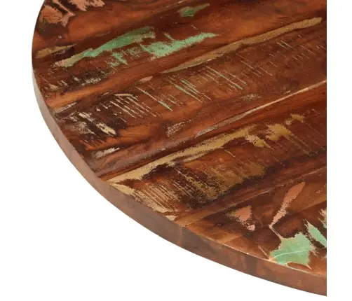 Galda Virsma, Ø 80X2,5 Cm, Apaļa, Pārstrādāts Masīvkoks Vidaxl