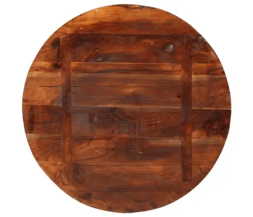Galda Virsma, Ø 90X2,5 Cm, Apaļa, Pārstrādāts Masīvkoks Vidaxl