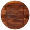 Galda Virsma, Ø 90X2,5 Cm, Apaļa, Pārstrādāts Masīvkoks Vidaxl