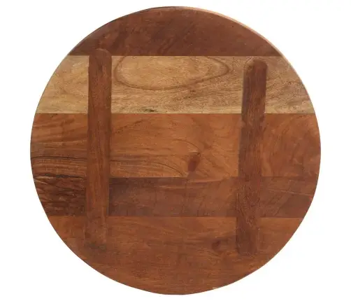 Galda Virsma, Ø 40X2,5 Cm, Apaļa, Pārstrādāts Masīvkoks Vidaxl