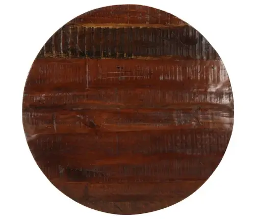 Galda Virsma, Ø 80X3,8 Cm, Apaļa, Pārstrādāts Masīvkoks Vidaxl