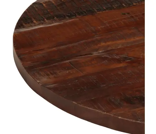 Galda Virsma, Ø 80X3,8 Cm, Apaļa, Pārstrādāts Masīvkoks Vidaxl
