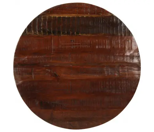 Ümmargune Lauaplaat, Ø90 X 2,5 cm Taastatud Puit