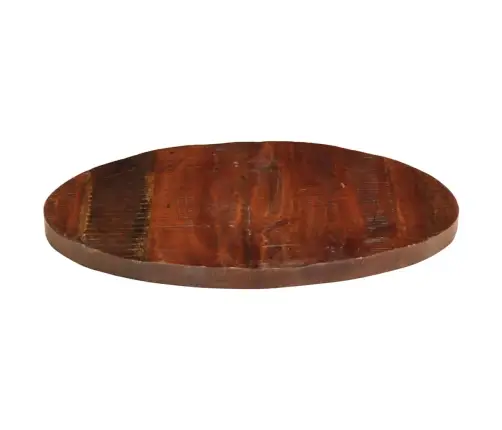 Ümmargune Lauaplaat, Ø90 X 2,5 cm Taastatud Puit