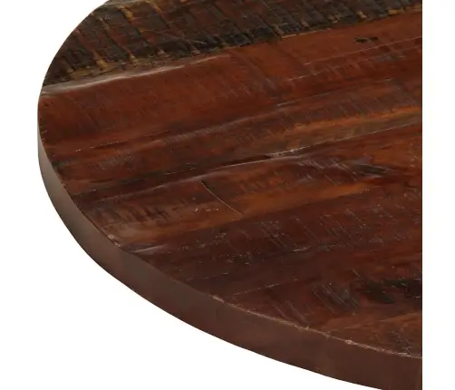 Ümmargune Lauaplaat, Ø90 X 2,5 cm Taastatud Puit