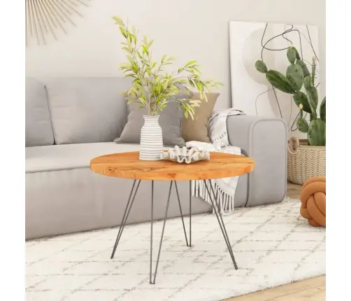 Lauaplaat, Ø60 X 3,8 cm Ümmargune, Akaatsiapuit