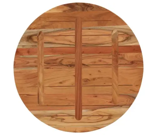 Galda Virsma, Ø90X2,5 Cm, Apaļa, Akācijas Masīvkoks Vidaxl