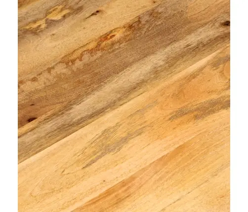 Galda Virsma, Ø 50X2,5 Cm, Apaļa, Mango Masīvkoks Vidaxl