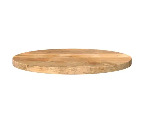 Galda Virsma, Ø 60X2,5 Cm, Apaļa, Mango Masīvkoks Vidaxl