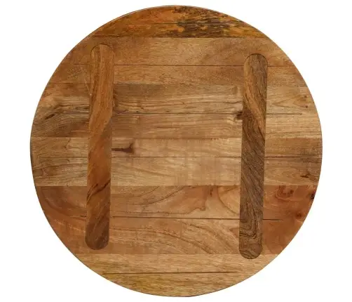 Galda Virsma, Ø 40X2,5 Cm, Apaļa, Mango Masīvkoks Vidaxl