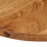 Ümmargune Lauaplaat, Ø60X3,8 cm Mangopuit