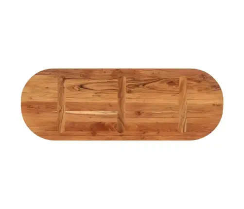 Lauaplaat, 140 X 50 X 2,5 cm Ovaalne, Akaatsiapuit