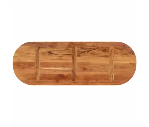 Galda Virsma, 110X40X3,8 Cm, Ovāla, Akācijas Masīvkoks Vidaxl