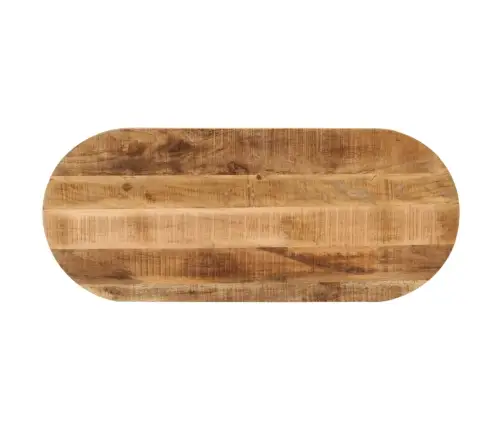 Ovaalne Lauaplaat, 100X40X2,5 cm Töötlemata Mangopuit