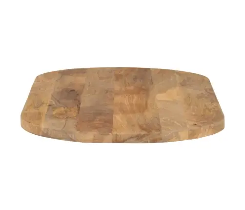 Galda Virsma, 120X60X2,5 Cm, Ovāla, Mango Masīvkoks Vidaxl