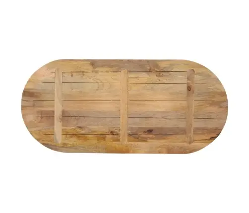 Ovaalne Lauaplaat, 110X40X3,8 cm Mangopuit