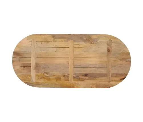 Ovaalne Lauaplaat, 110X50X3,8 cm Mangopuit