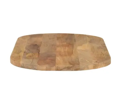 Galda Virsma, 140X60X3,8 Cm, Ovāla, Mango Masīvkoks Vidaxl