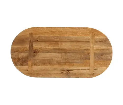 Ovaalne Lauaplaat, 80X40X2,5 cm Mangopuit