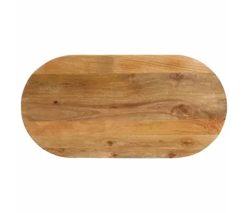 Ovaalne Lauaplaat, 120X50X2,5 cm Mangopuit