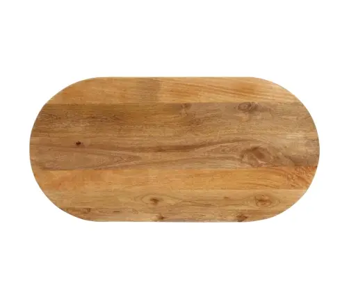 Ovaalne Lauaplaat, 120X60X2,5 cm Mangopuit