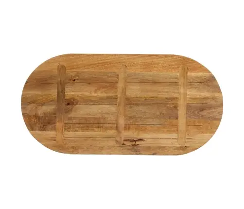 Ovaalne Lauaplaat, 120X60X2,5 cm Mangopuit