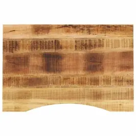 Kumerusega Lauaplaat, 80X60X2,5 cm Töötlemata Mangopuit