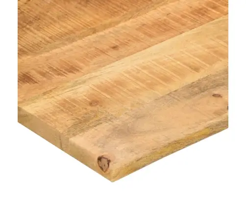 Kumerusega Lauaplaat, 100X60X2,5 cm Töötlemata Mangopuit