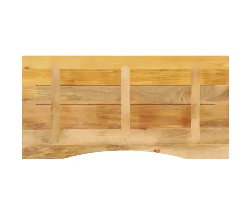 Kumerusega Lauaplaat, 110X60X2,5 cm Töötlemata Mangopuit