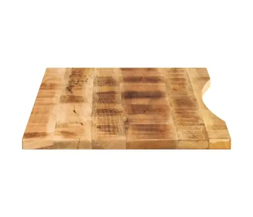 Kumerusega Lauaplaat, 120X60X2,5 cm Töötlemata Mangopuit