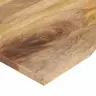 Kumerusega Lauaplaat, 80X50X2,5 cm Töötlemata Mangopuit
