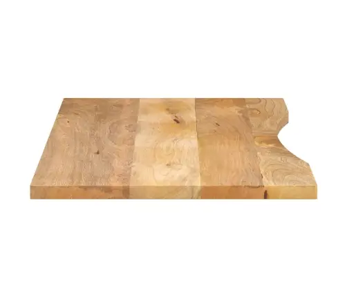 Galda Virsma Ar Izliekumu, 110X50X2,5 Cm, Mango Masīvkoks Vidaxl