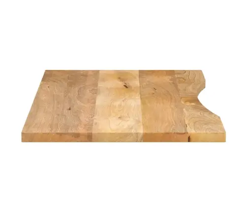 Galda Virsma Ar Izliekumu, 140X50X2,5 Cm, Mango Masīvkoks Vidaxl