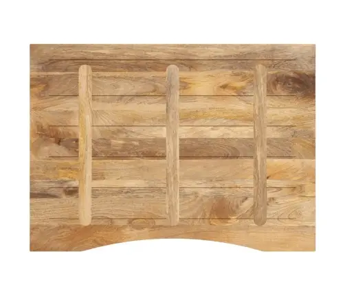 Galda Virsma Ar Izliekumu, 110X80X2,5 Cm, Mango Masīvkoks Vidaxl