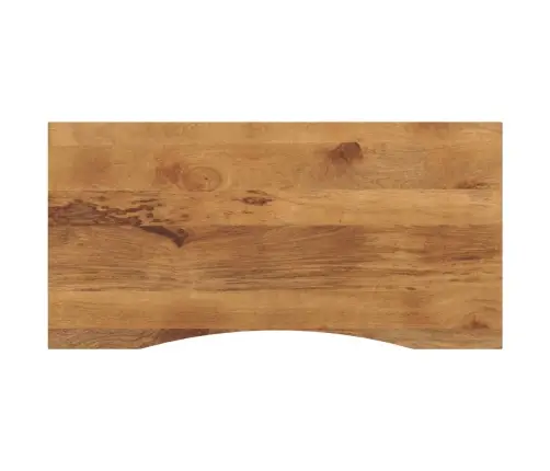 Galda Virsma Ar Izliekumu, 140X50X2,5 Cm, Mango Masīvkoks Vidaxl