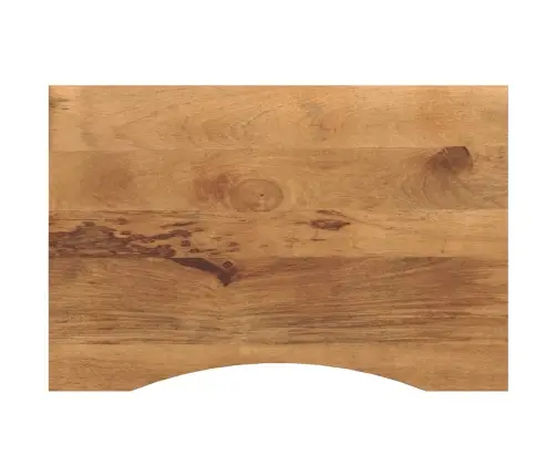 Kumerusega Lauaplaat, 80X60X2,5 cm Töötlemata Mangopuit