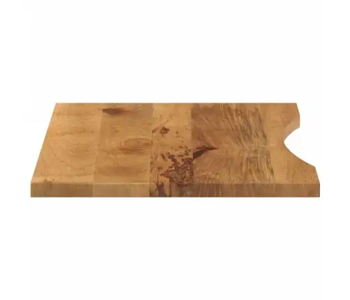 Galda Virsma Ar Izliekumu, 100X60X2,5 Cm, Mango Masīvkoks Vidaxl