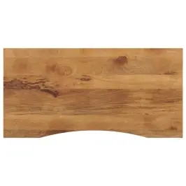 Galda Virsma Ar Izliekumu, 110X60X2,5 Cm, Mango Masīvkoks Vidaxl