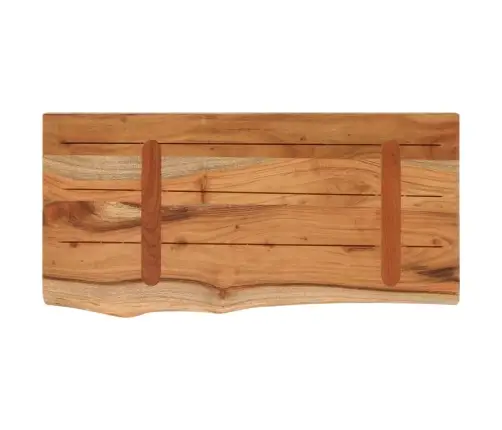 Sieninė Lentyna, 60X30X2,5cm Akacijos Masyvas, Su Gyvu Kraštu