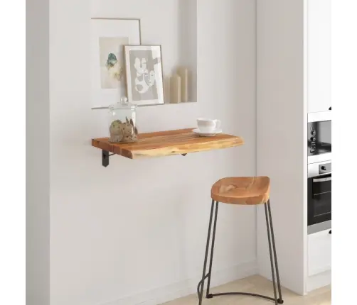 Sieninė Lentyna, 60X40X2,5cm Akacijos Masyvas, Su Gyvu Kraštu